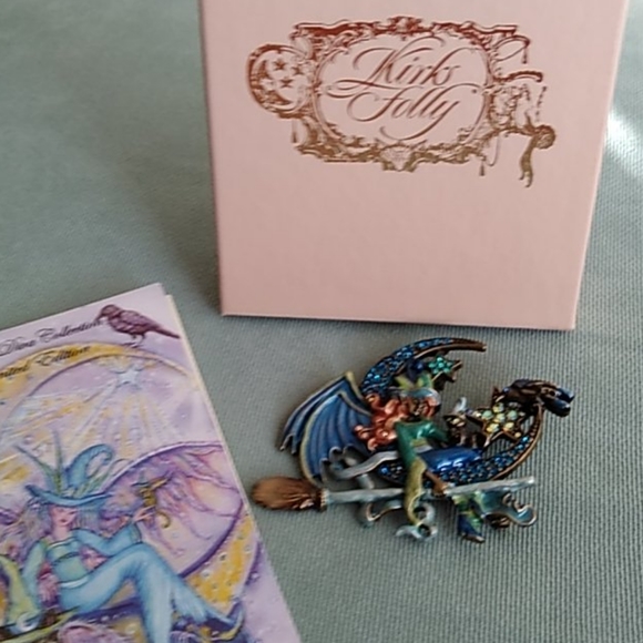 KIRKS FOLLY MOON DIVA PIN/PENDENT - Picture 7 of 10